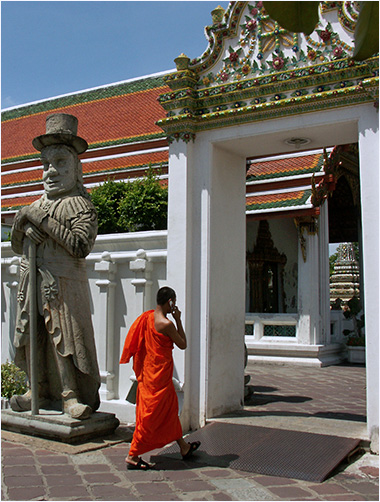 Wat Prakeo Bangkok, entr�e du temple, portables autoris�s...